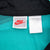 Vintage Nike Turquoise Blue Black Windbreaker Jacket Late 1980S Size Large