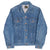 Vintage Wrangler 2 Pockets Blue Denim Jacket 1970S Size 42L Made In Usa