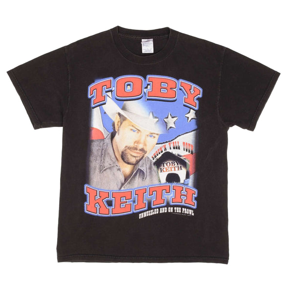 Vintage Toby Keith Shock'n Y'all Tour Tee Shirt 2003 Size Medium