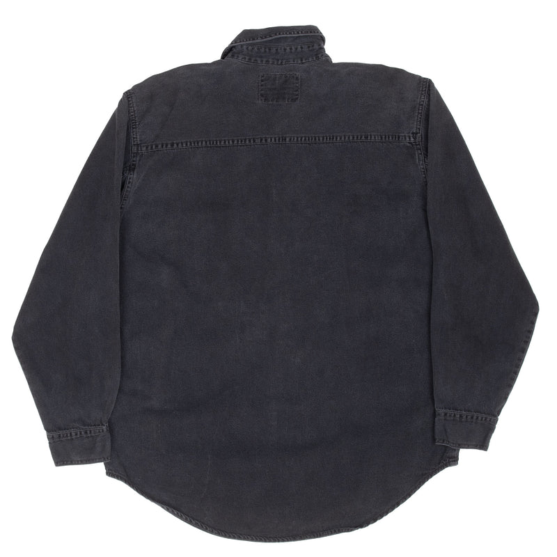 Vintage Levis Red Tab Denim Black Pocket Shirt 2000S Size Medium
