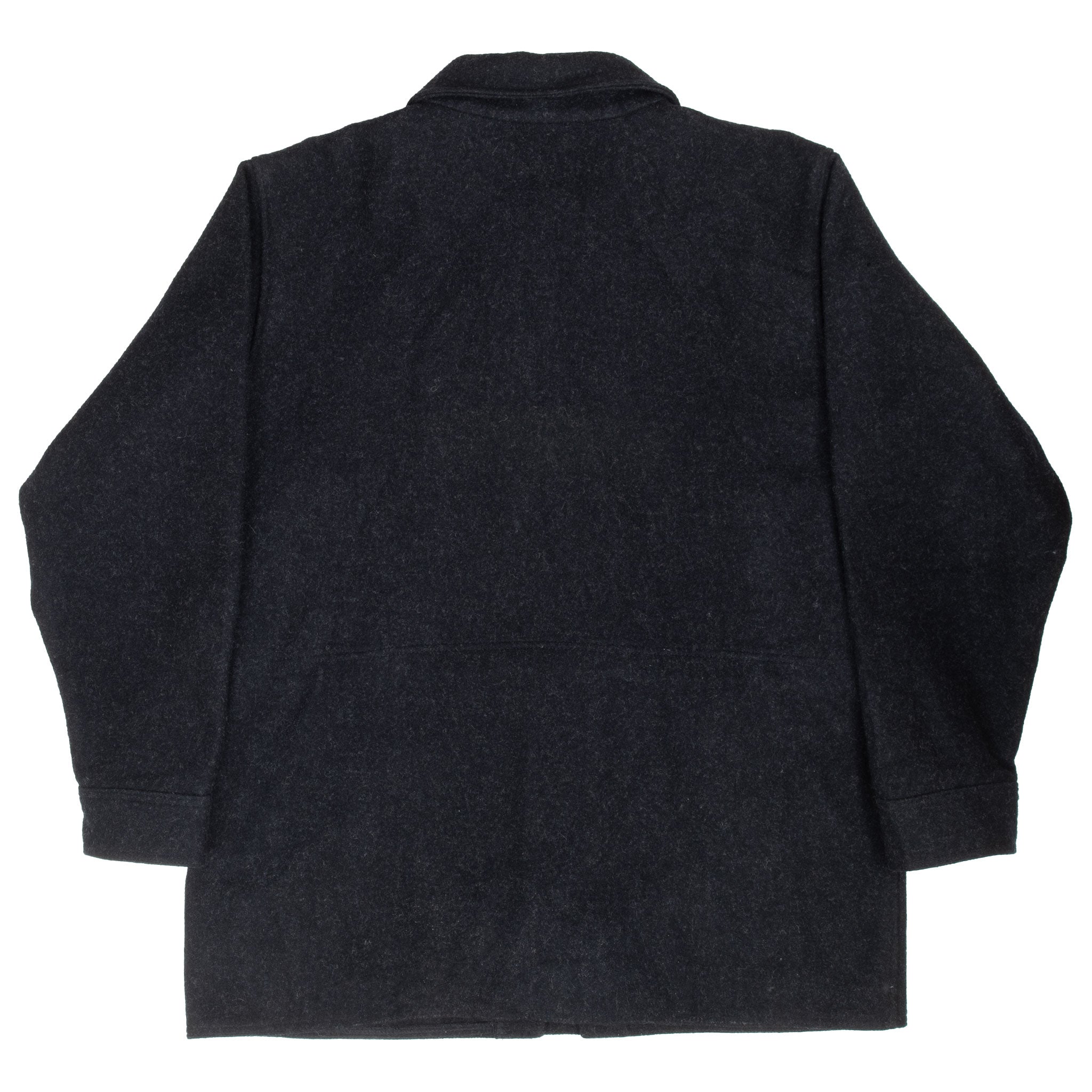 Vintage Filson Weekender Miles Breaker Black Wool Coat Size XL 2000S Made In Usa