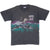 VINTAGE ANIMAL PRINT KILLER WHALE ORCA SEA WORLD TEE SHIRT 1992 MEDIUM