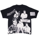 Vintage Elvis Presley All Over Print Tee Shirt 2000S Size 2XL