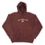 VINTAGE NIKE AIR FORCE ONE SPELLOUT BURGUNDY HOODIE 1990S SIZE XL MADE IN USA