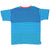 VINTAGE IZOD LACOSTE BLUE STRIPED TEE SHIRT 1990S SIZE LARGE MADE IN USA