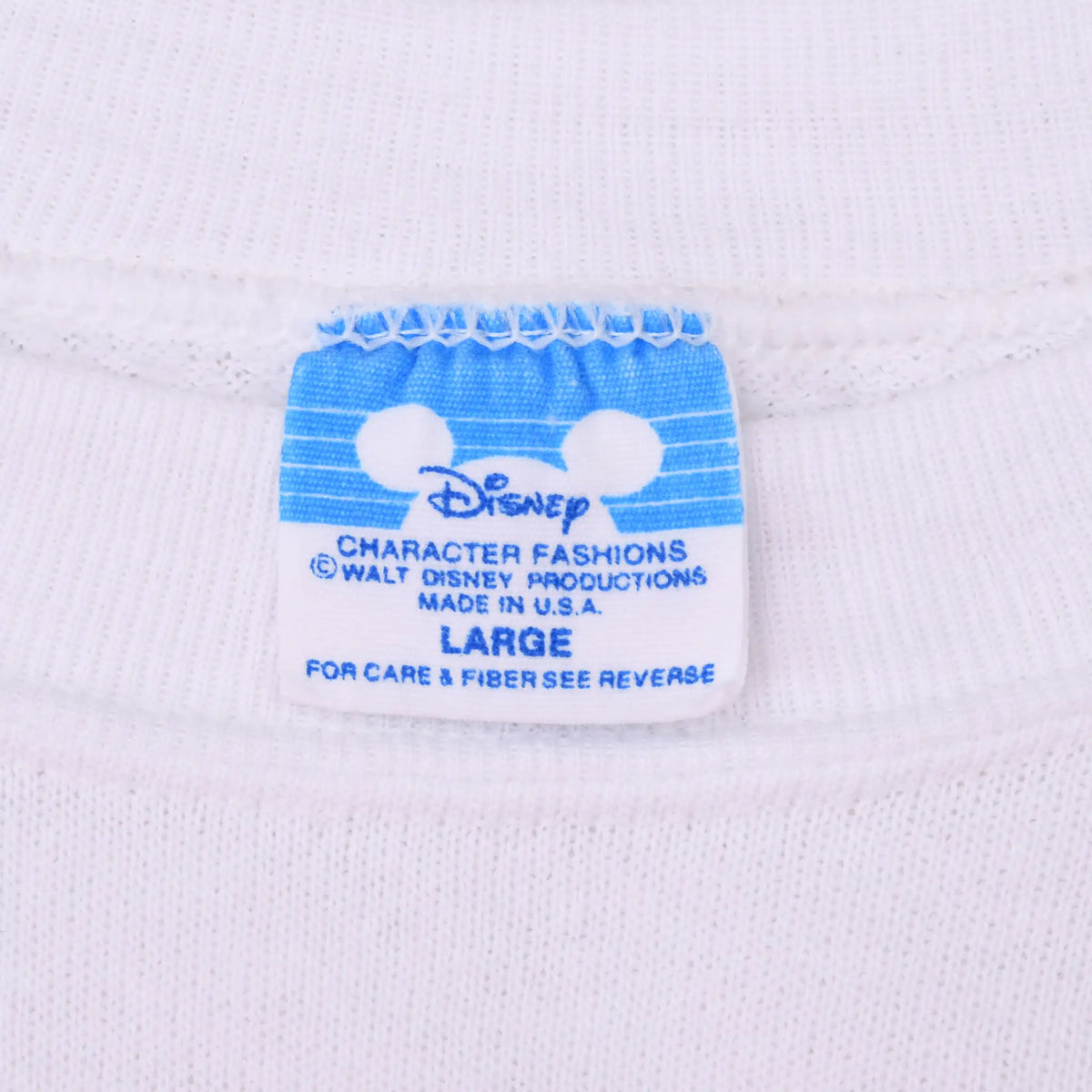 Disney Character Fashions neck tag marked Large and Made in U.S.A.