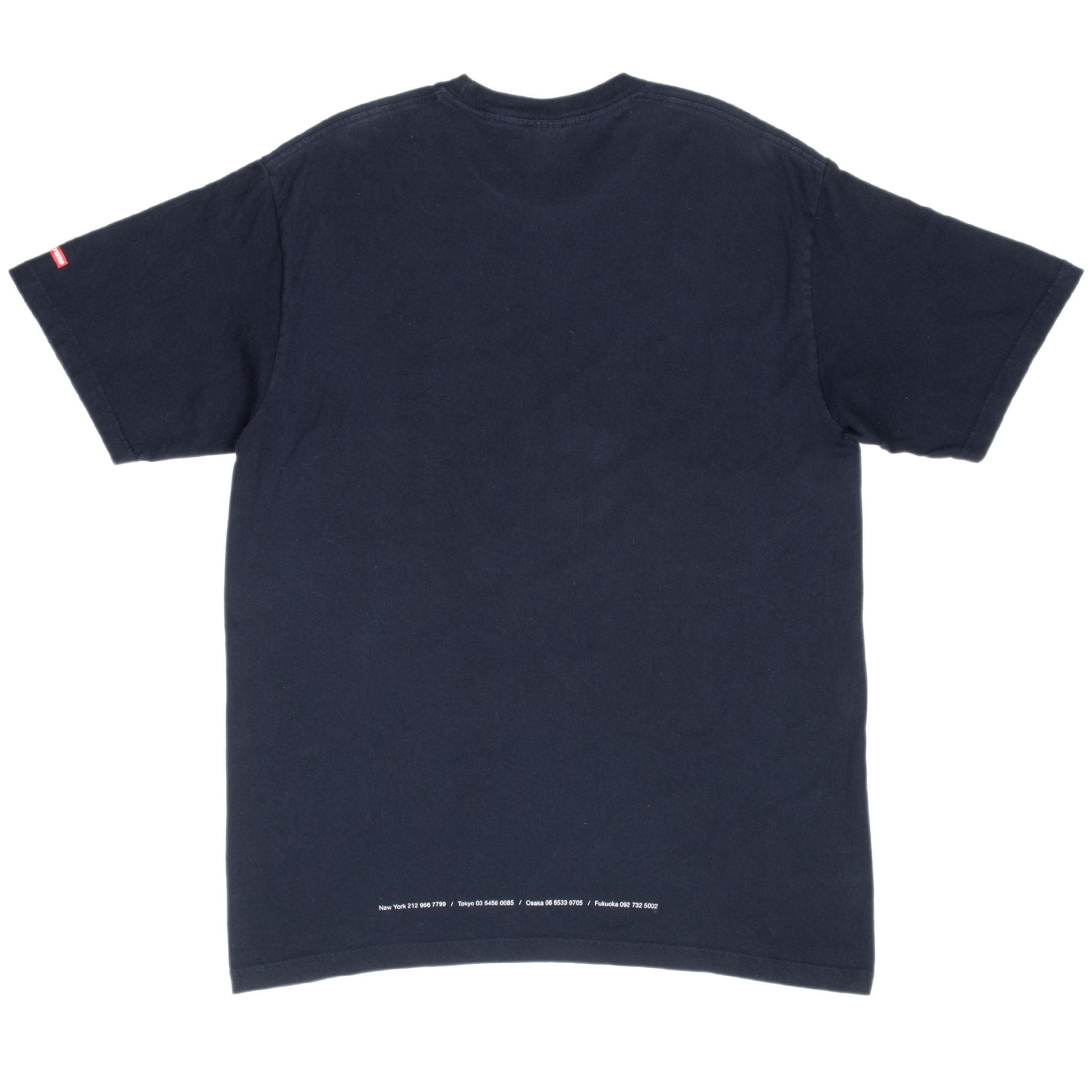 SUPREME TUNNEL BLACK TEE SHIRT SIZE LARGE MADE IN USA