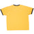 VINTAGE NIKE NCAA UNIVERSITY OF IOWA 1990S YELLOW TEE SHIRT 2XL