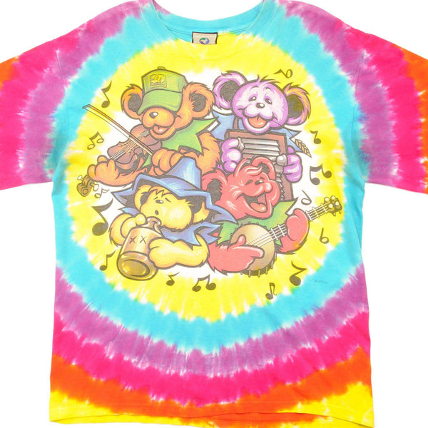 CAMISETA VINTAGE DE GRATEFUL DEAD TIE DYE TALLA MEDIANA AÑOS 90