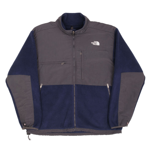 Vintage The North Face Polartec Denali Navy Blue Fleece Jacket Size XL