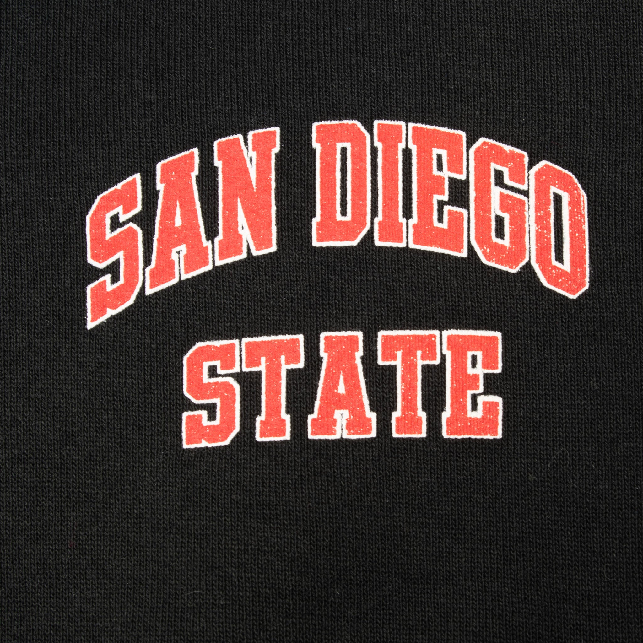 Vintage San Diego State University Black Fullzip Hoodie 1990S Size Small