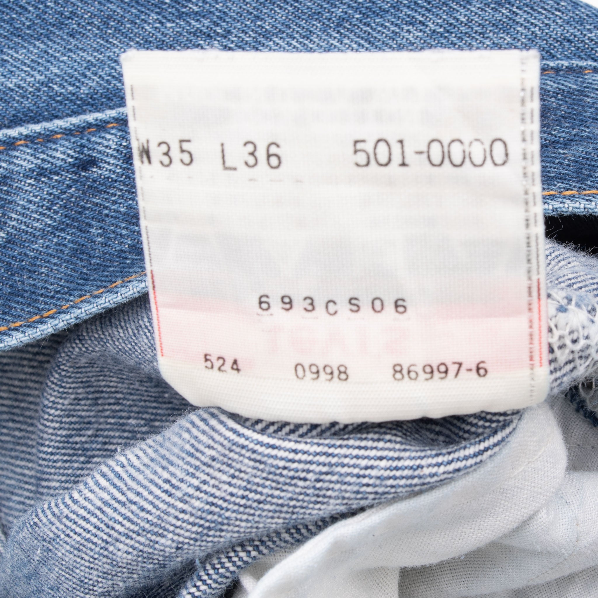 Vintage Levis 501 Indigo Jeans 1980S Size 34X33 Made In Usa With A Medium Wash With Light Whiskers

Size on Tag is 35X36 Actual Size Is 34X33

Back button #524M