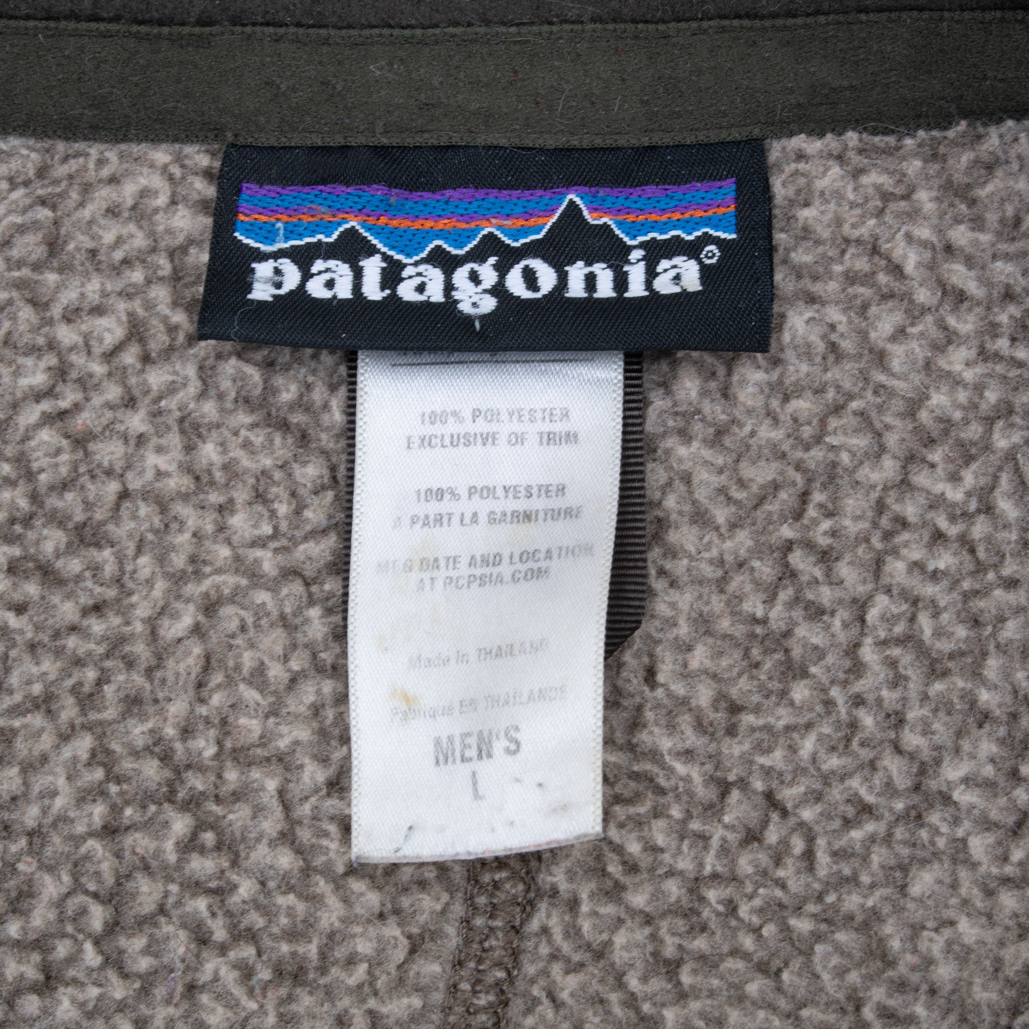 VINTAGE PATAGONIA BROWN PULLOVER BETTER SWEATER HALF ZIP FLEECE 2010S JACKET LARGE