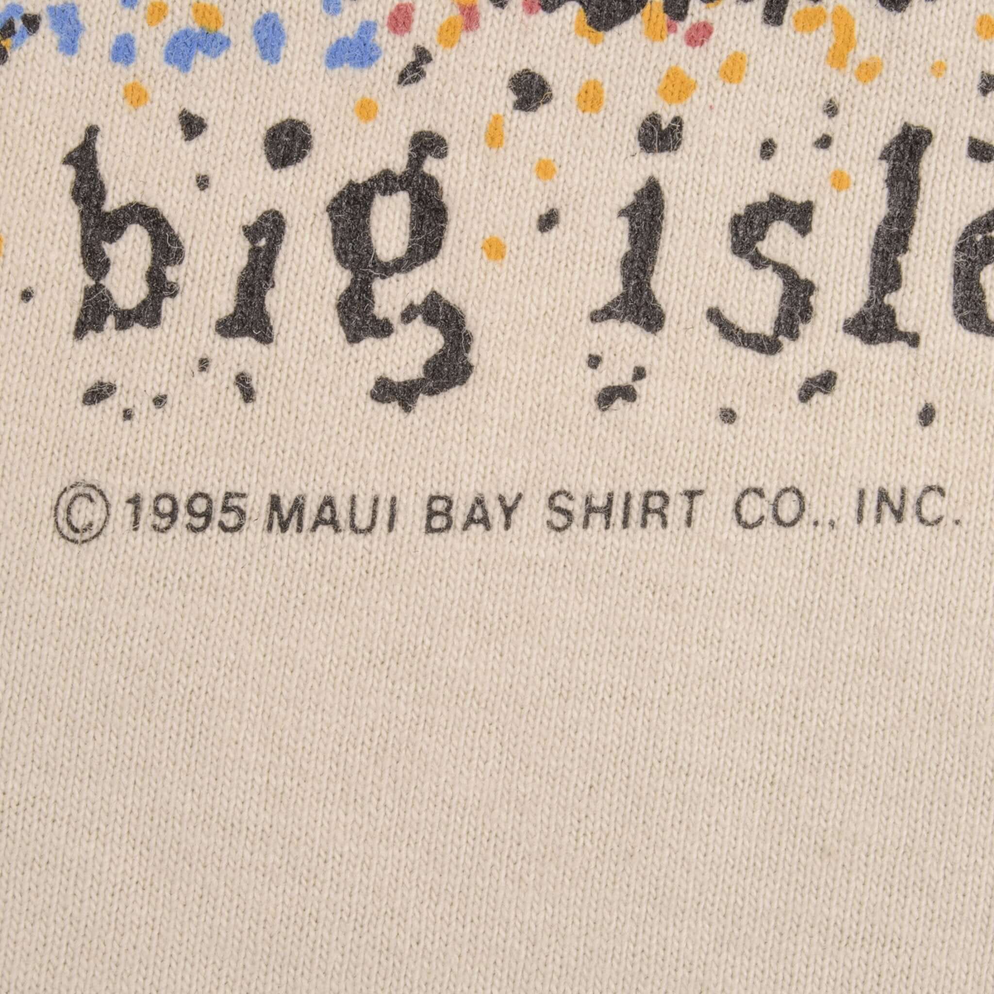 Vintage Hawaii Shark Graphic 1995 Tee Shirt Size XL Made In Usa