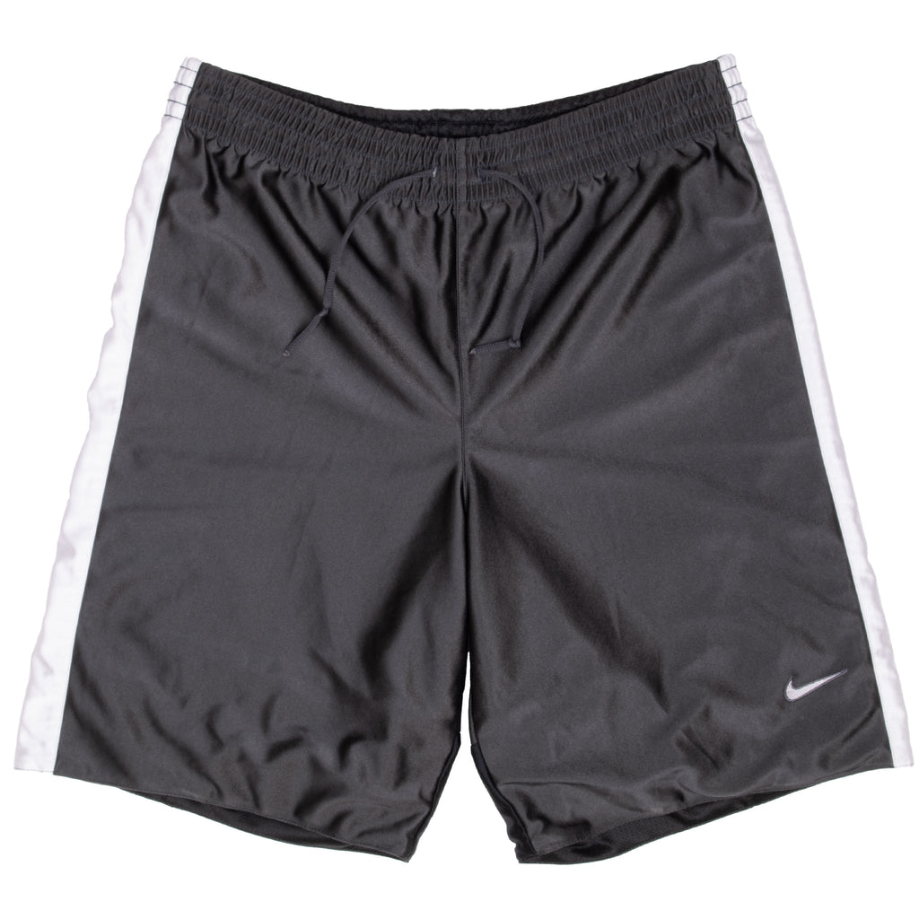 Vintage Nike Black Reversible Basketball Track Shorts 1990S Size XL