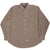 VINTAGE RALPH LAUREN KHAKI BROWN SHIRT 1990S SIZE XL