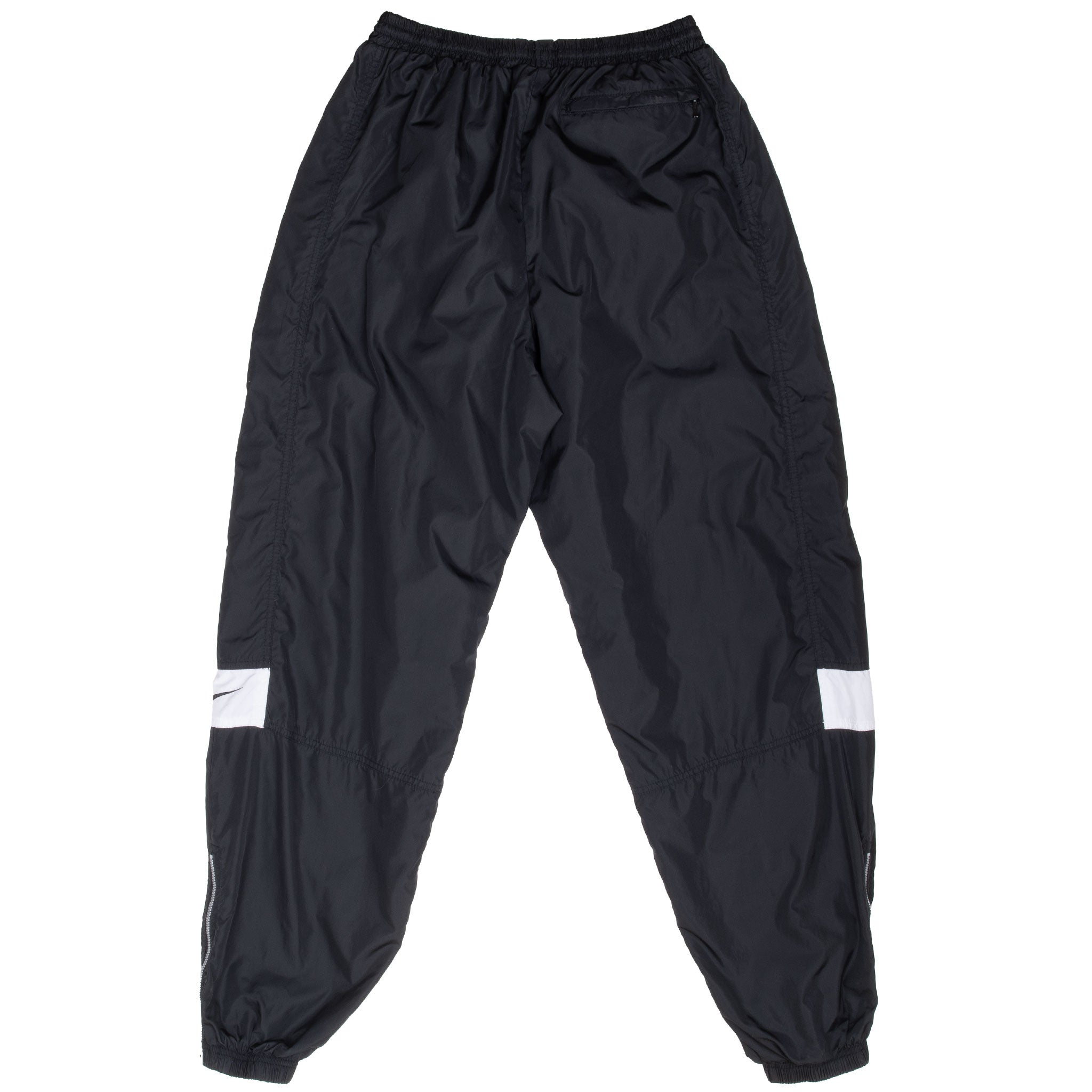 Vintage Nike Classic Swoosh Black Nylon Track Pants 1990S Size Large