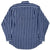 VINTAGE POLO RALPH LAUREN BLUE WHITE STRIPED SHIRT 1990S MEDIUM