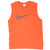 Vintage Nike Big Swoosh Orange Tank Top Tee Shirt 1990S Large Made In Usa