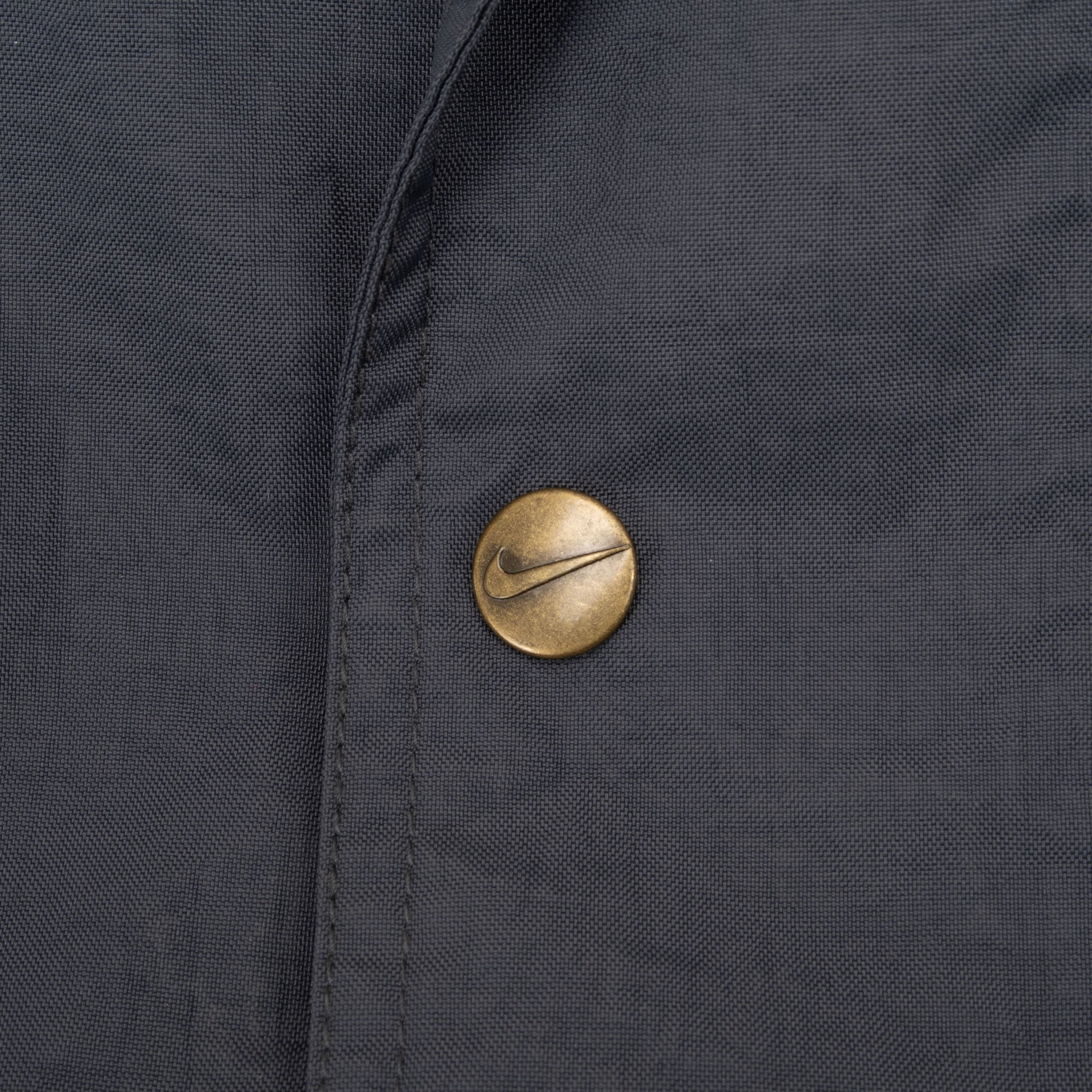 Vintage Nike Dark Grey Hooded Windbreaker Jacket 1990S Size 2XL