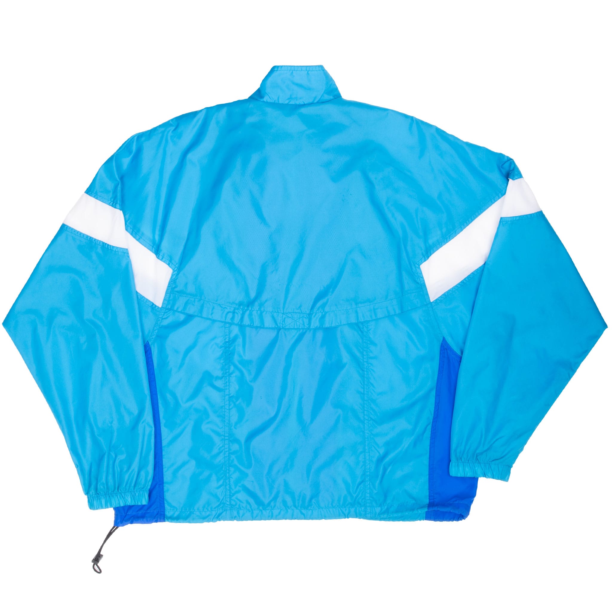 VINTAGE NIKE BLUE WINDBREAKER JACKET LATE 1980S SIZE MEDIUM