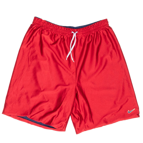 Vintage Nike Red Blue Reversible Basketball Track Shorts 1990S Size Large Women