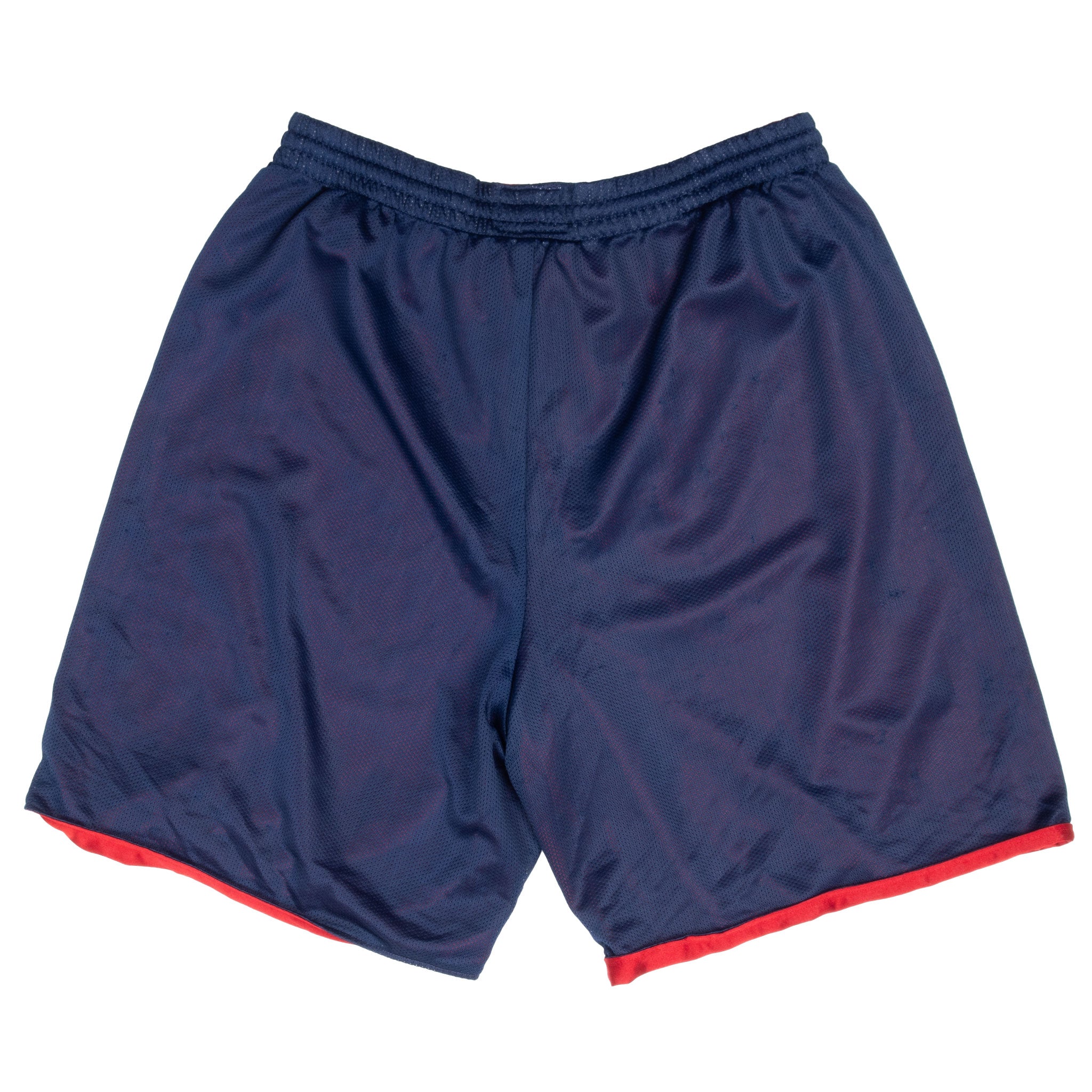 Vintage Nike Red Blue Reversible Basketball Track Shorts 1990S Size Large Women