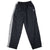 Vintage Adidas Three Stripes Black Nylon Track Pants 1990S Size XL
