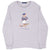 Vintage Ralph Lauren Polo Bear Ski Long Sleeve Tee Shirt Size Large