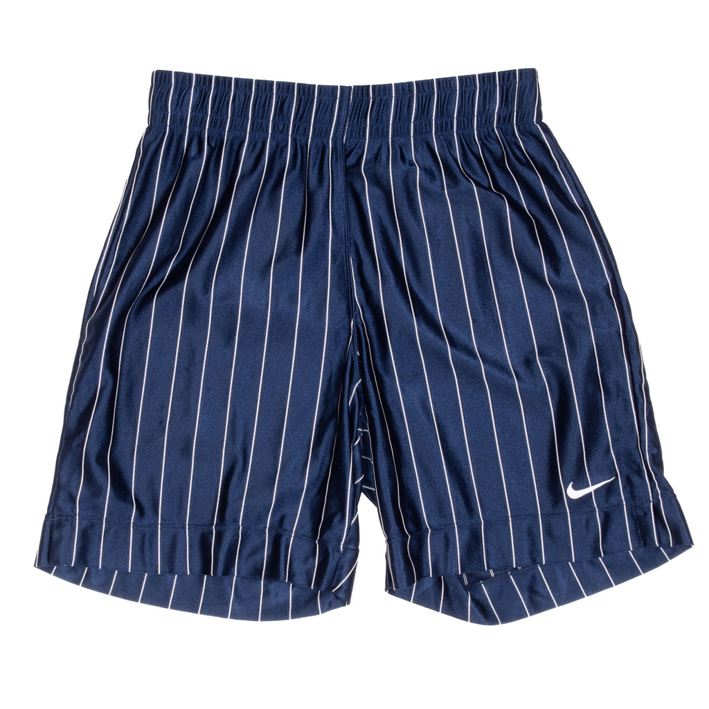 Vintage Nike Striped Blue Track Shorts 1990S Size Large Made In Usa