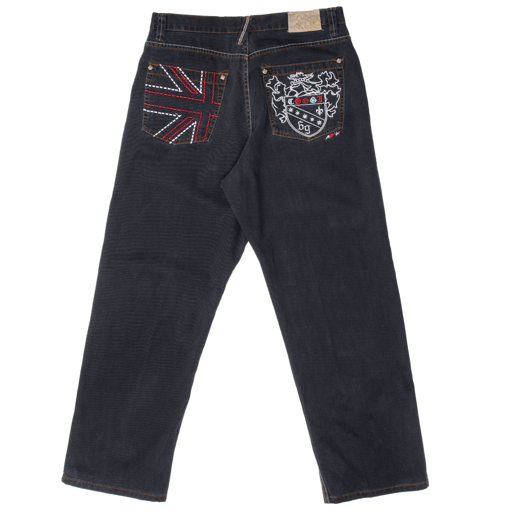 Vintage Coogi Embroidered Black Denim Jeans 2000S Size 36X32




Size On Tag 36X34 Actual Size 36X32
