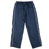 Vintage Nike Classic Swoosh Blue Nylon Track Pants 2000S Size Large