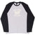 Vintage Ralph Lauren Polo Jeans Grey Black Long Sleeve Raglan Tee Shirt Size Large