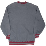 Vintage Russell Athletic Blank Dark Grey Sweatshirt 1990S Size XL Made In Usa