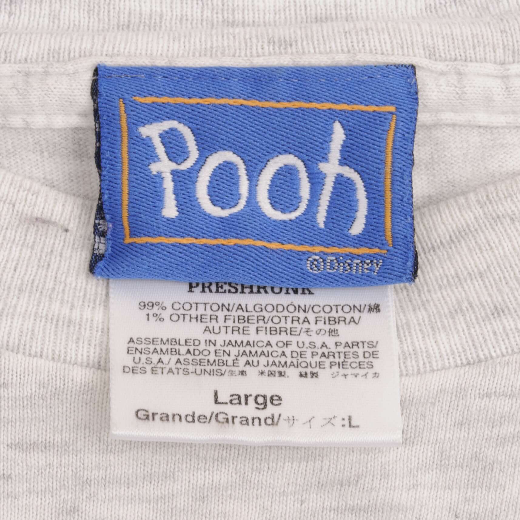 Vintage Disney Winnie The Pooh Flower 1990S Tee Shirt Size Large