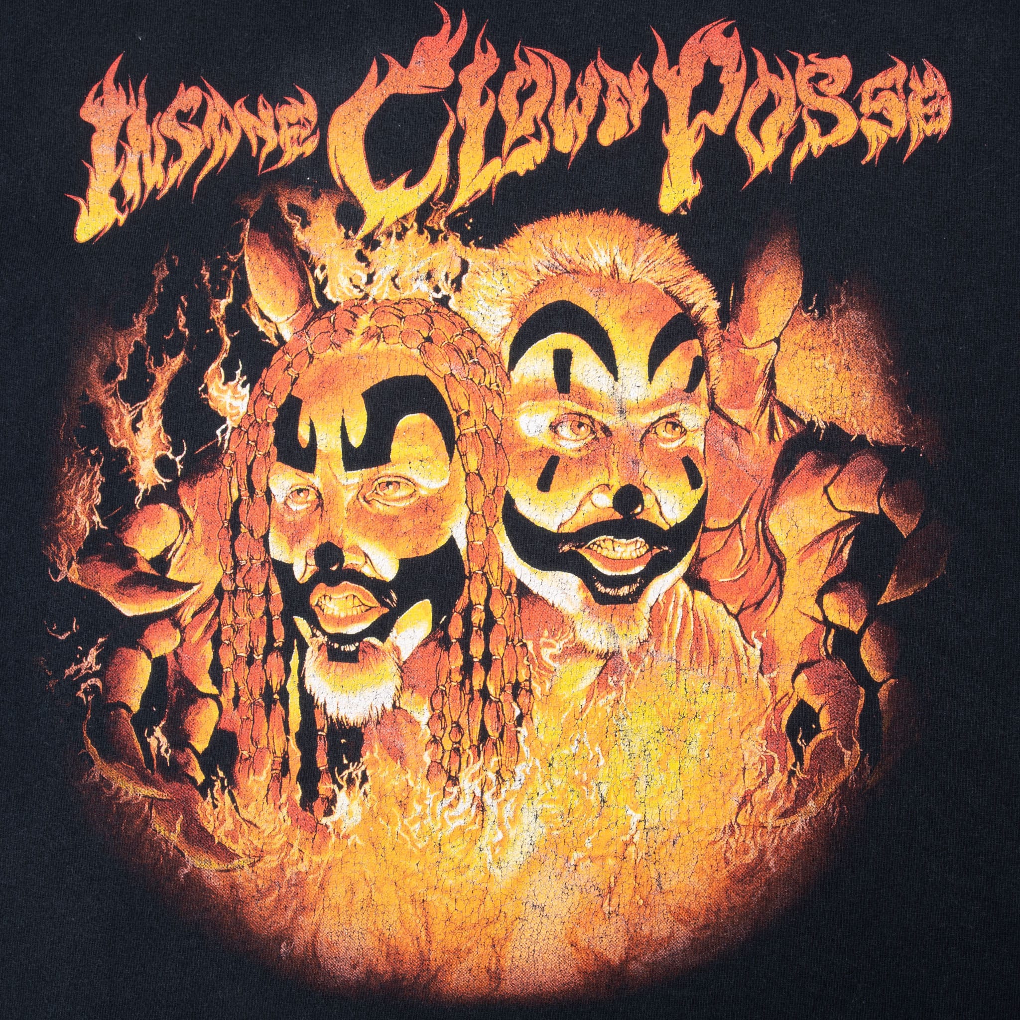 VINTAGE INSANE CLOWN POSSE ICP TEE SHIRT 2000S SIZE 2XL