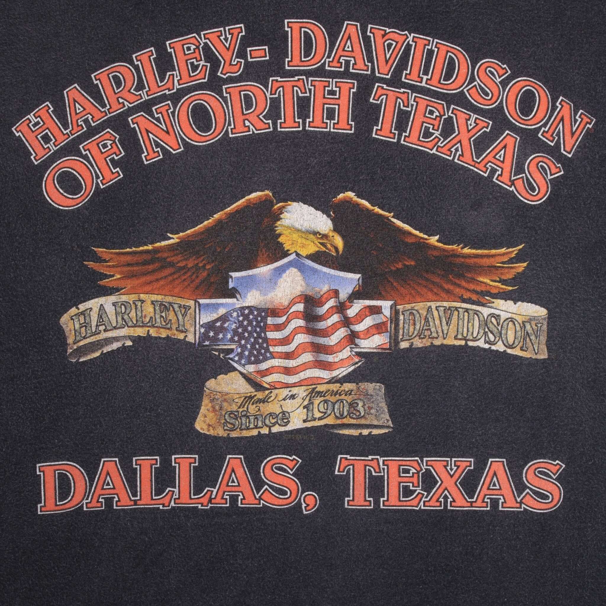 VINTAGE HARLEY DAVIDSON DALLAS TEXAS TEE SHIRT 1997 SIZE 2XL MADE IN USA