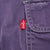 Vintage Levis Pocket Purple Denim Shirt 1990S Size XL