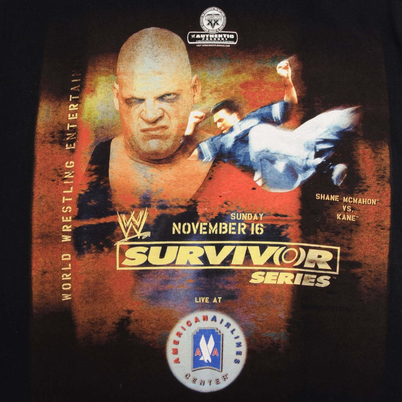 Vintage WWE World Wrestling Federation Survivor Series Tee Shirt 2002 Size Medium