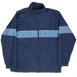 Vintage Nike Classic Swoosh Blue Windbreaker Jacket 2000S Size Medium