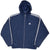 Vintage Adidas Blue Nylon Windbreaker Hooded Jacket 1990S Size XL