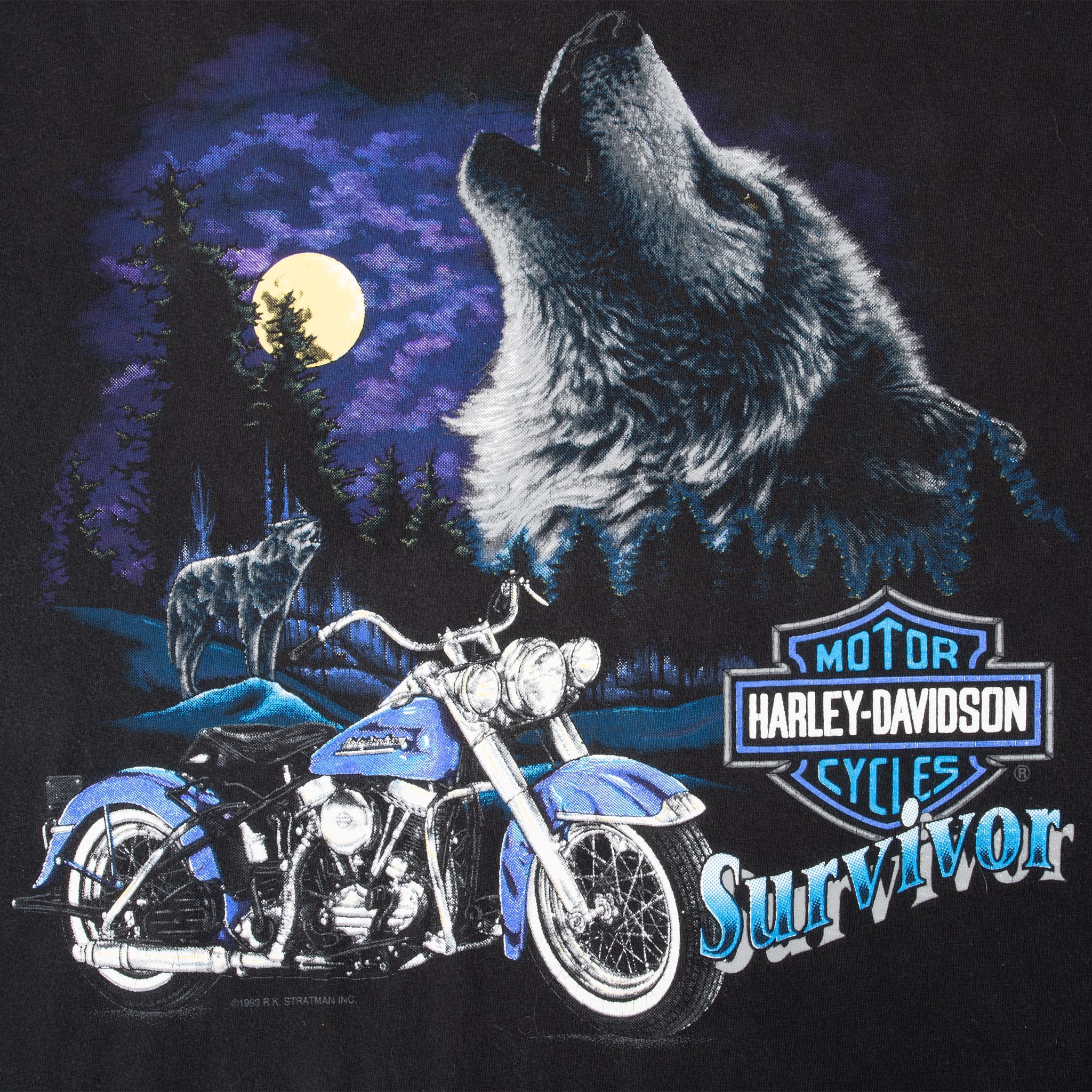 VINTAGE HARLEY DAVIDSON LATROBE PENNSYLVANIA TEE SHIRT 1993 XL MADE IN USA