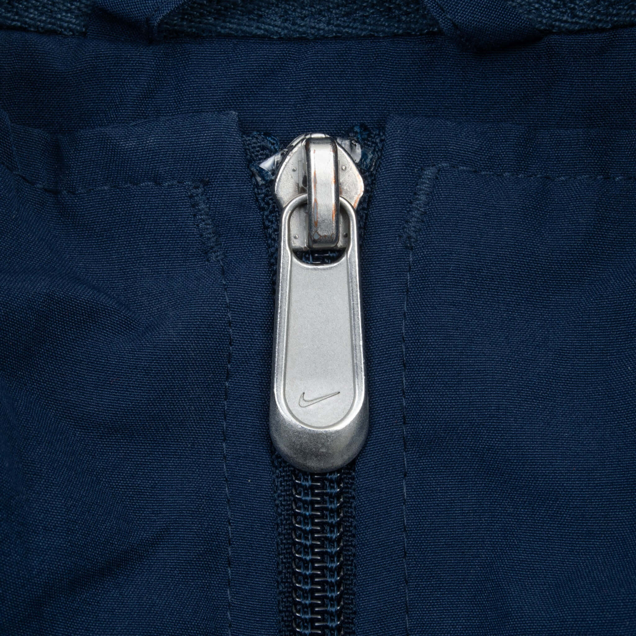 VINTAGE NIKE CLASSIC SWOOSH BLUE WINDBREAKER JACKET 2000S LARGE