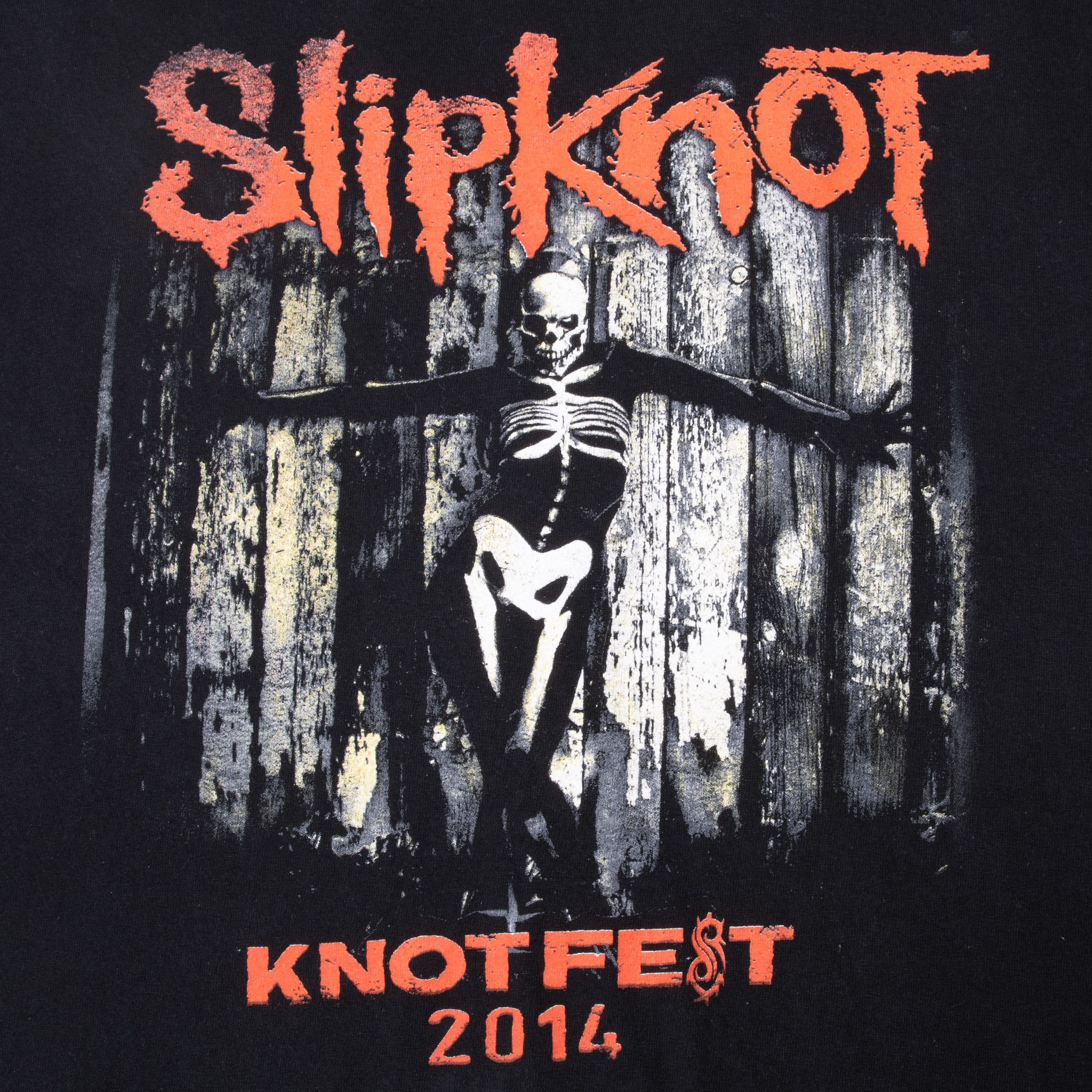 VINTAGE SLIPKNOT KNOTFEST 2014 TEE SHIRT SIZE 2XL