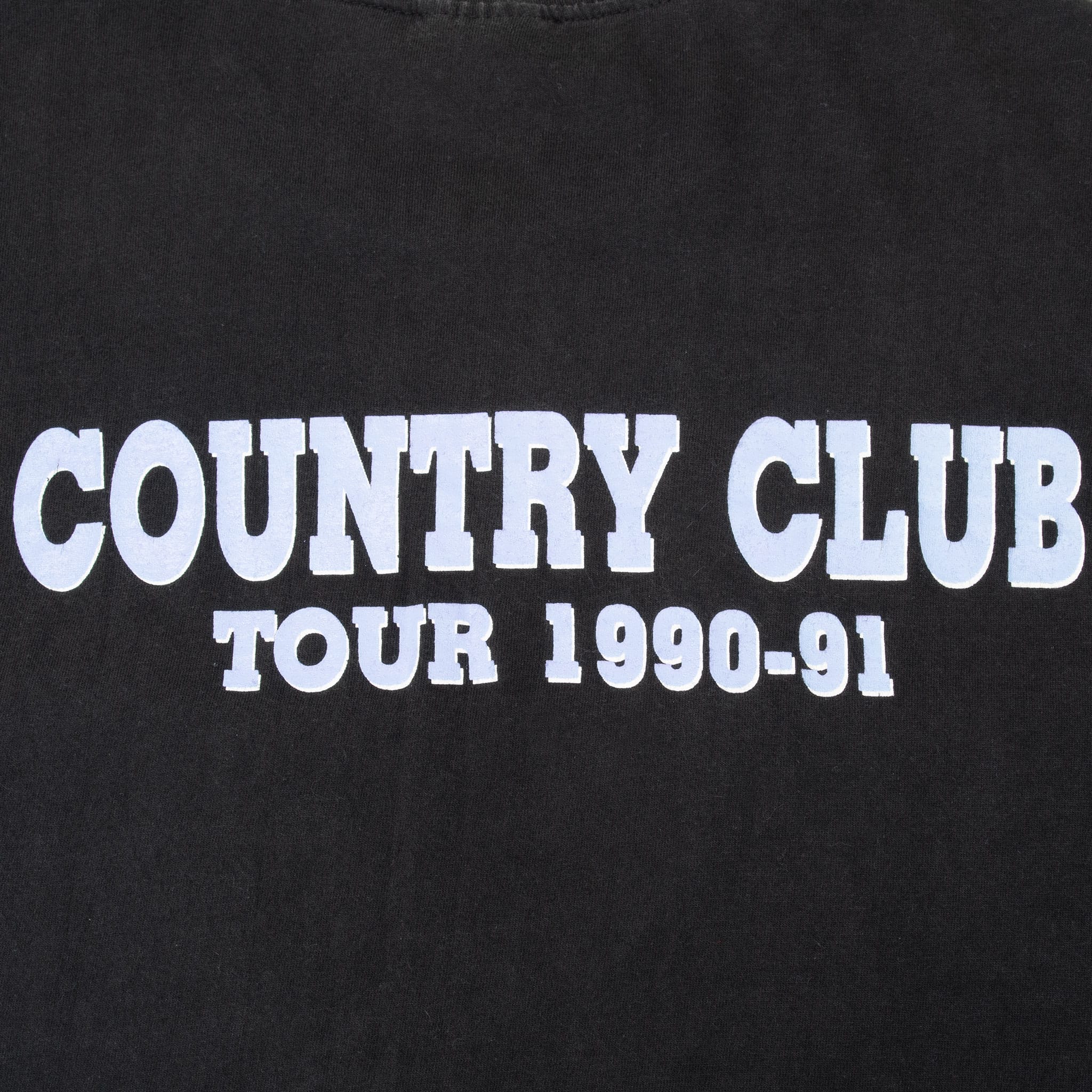 VINTAGE TRAVIS TRITT COUNTRY CLUB TOUR 1990 1991 TEE SHIRT SIZE XL MADE IN USA