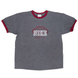 Vintage Nike Athletics Grey Tee Shirt 2000S Size Medium