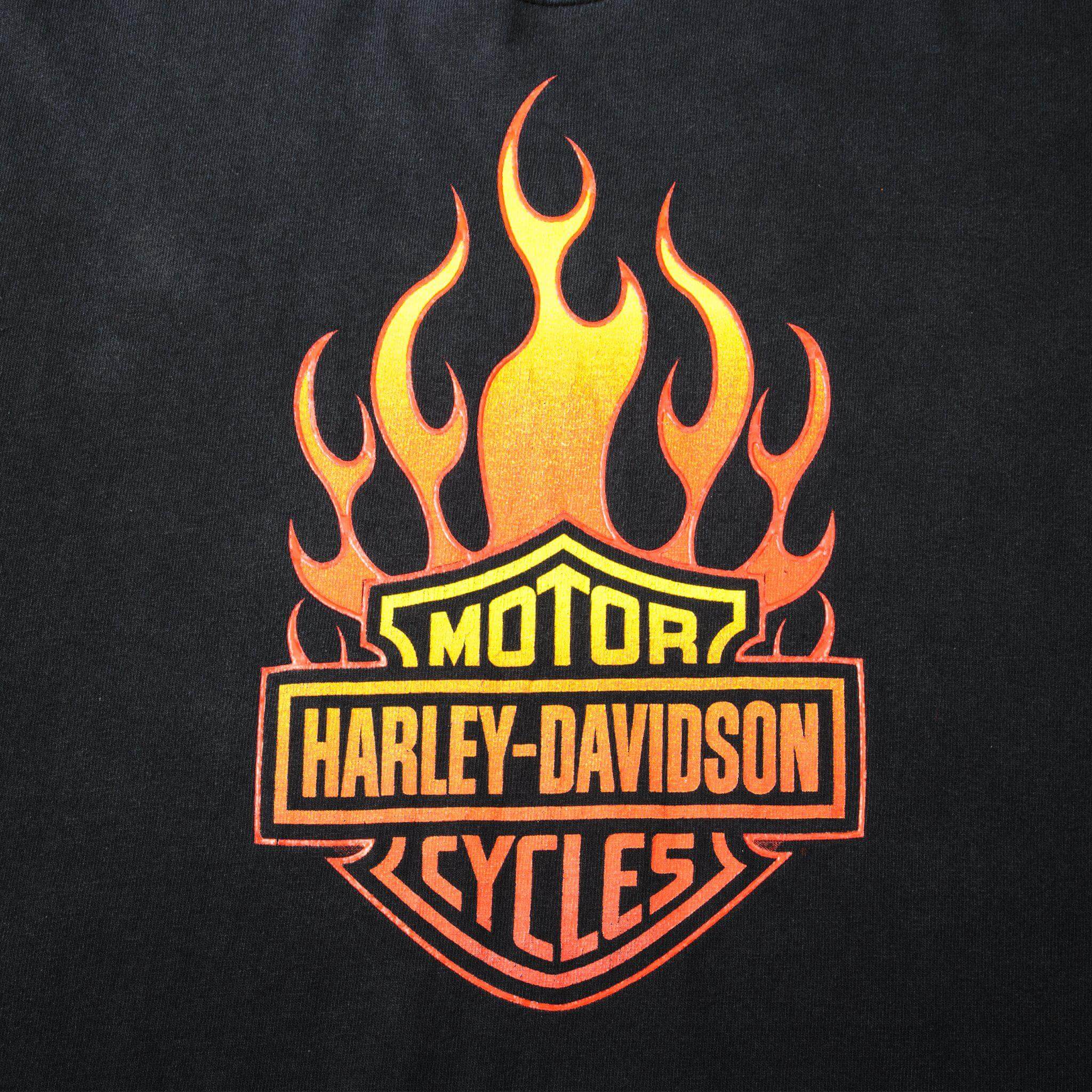 VINTAGE HARLEY DAVIDSON LONG SLEEVES TEE SHIRT SIZE XL