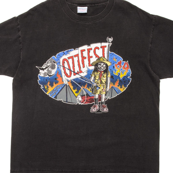 CAMISETA VINTAGE DEL FESTIVAL OZZ FEST 1999 TALLA XL