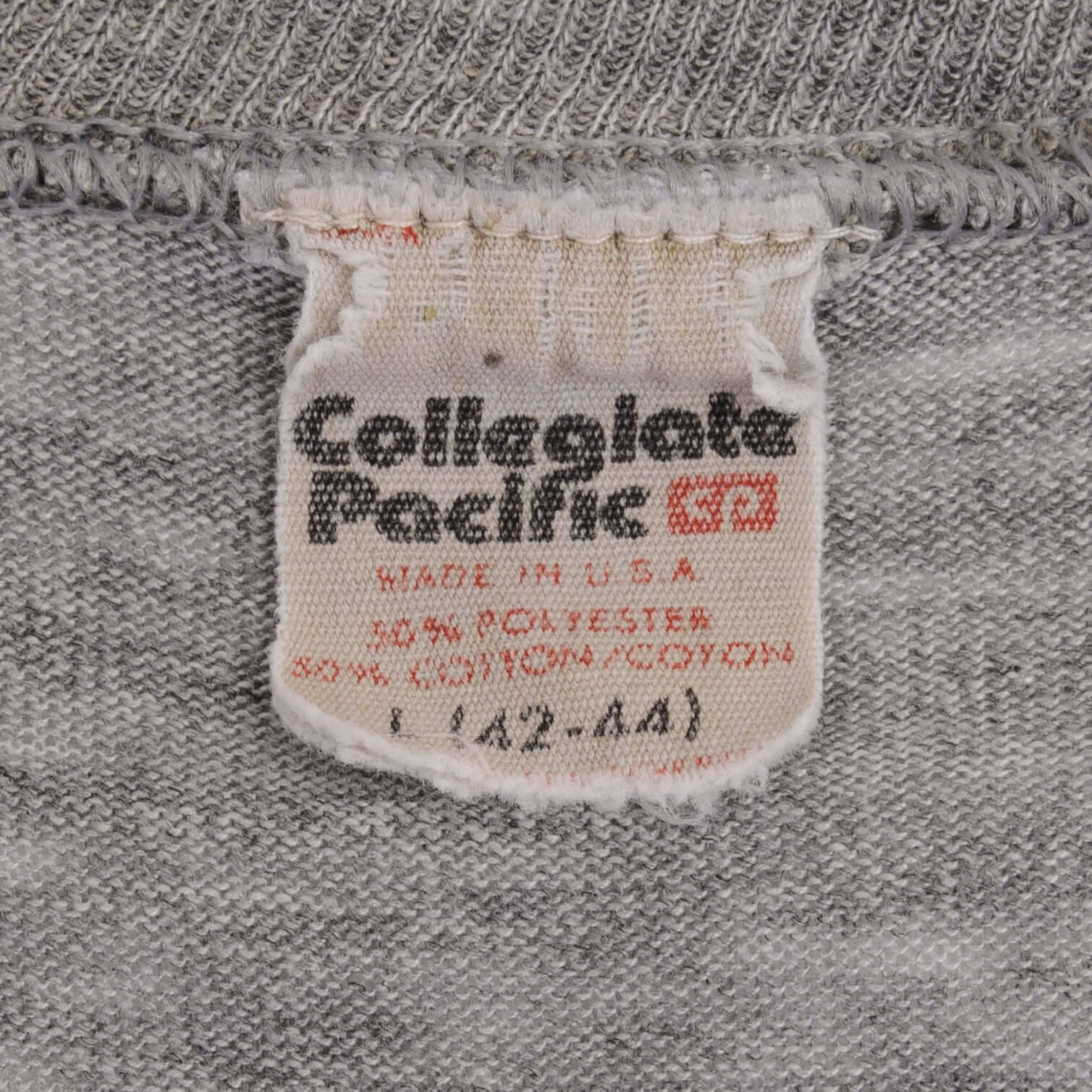 Vintage Usc Collegiate Pacific Tee Shirt 1970S Size Medium Made In USA With Single Stitch Sleeves