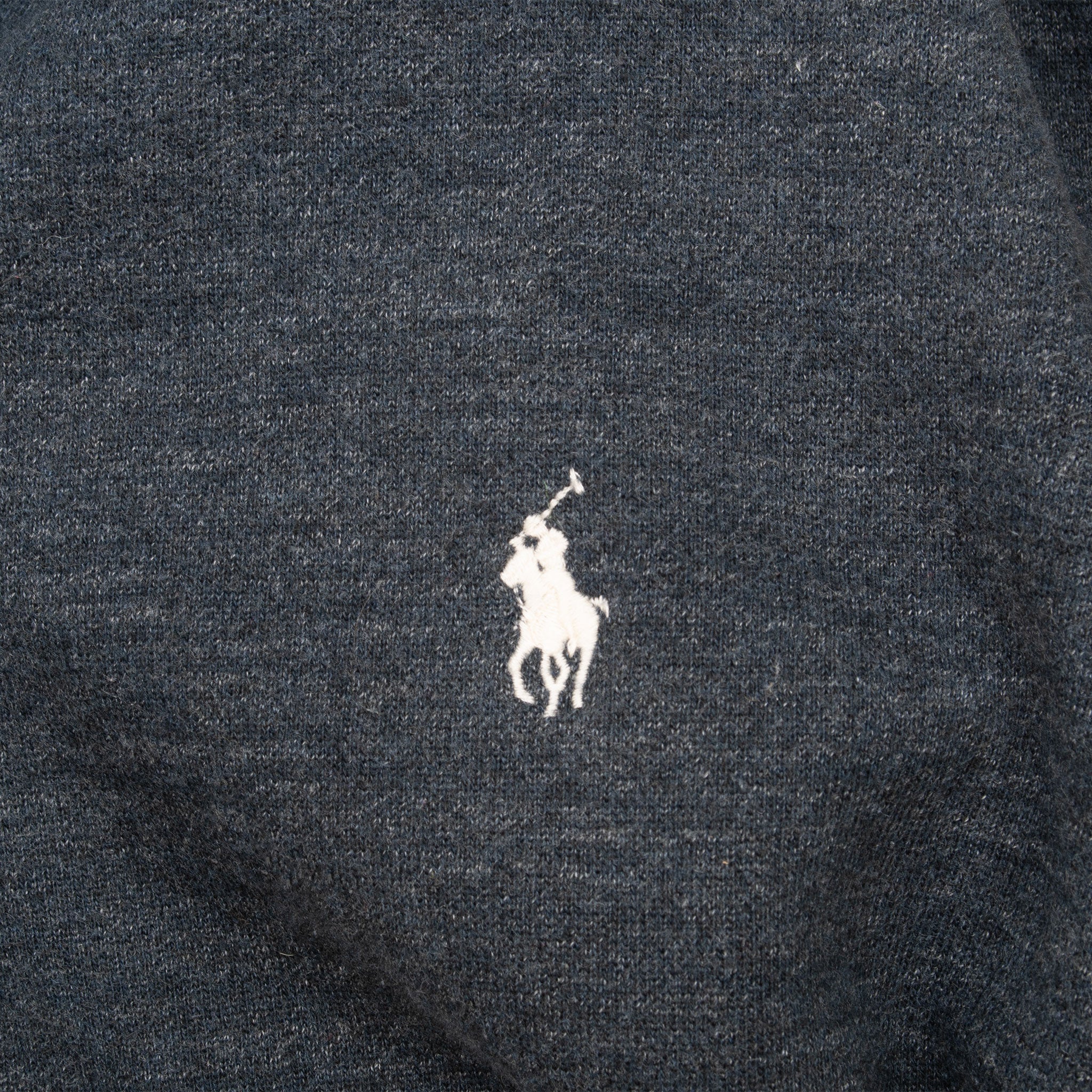 VINTAGE RALPH LAUREN FULL ZIP DARK GREY HOODIE SWEATSHIRT 2XL BIG